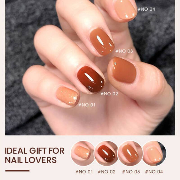 💅Four-Color Solid Nail Polish