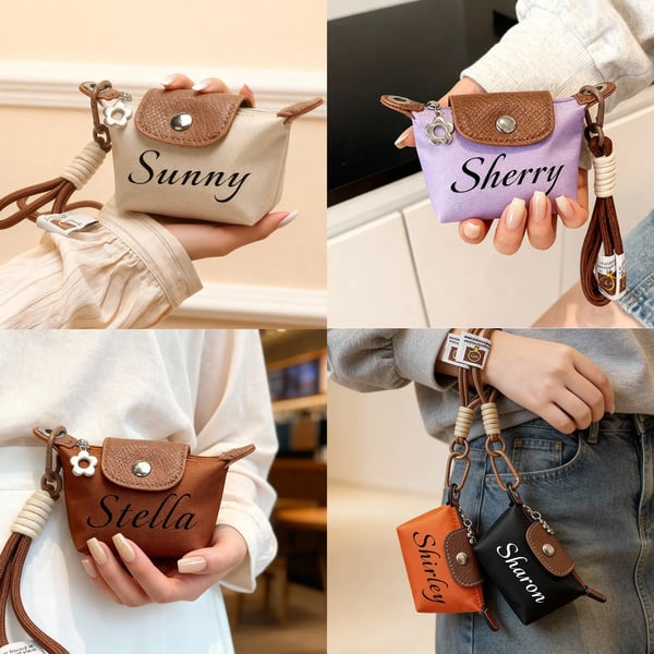 🔥🔥🔥Gift for Every Girl - Personalized Small Pouch with Adjustable Strap