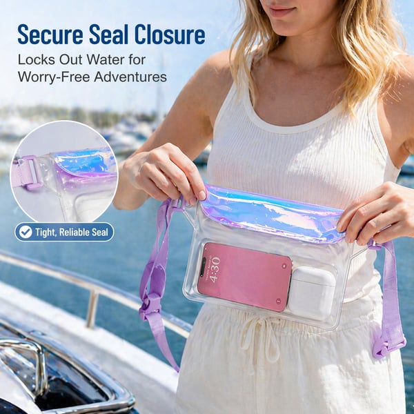🌊 Clear Waterproof Fanny Pack, and Ready for All Your Water Activities