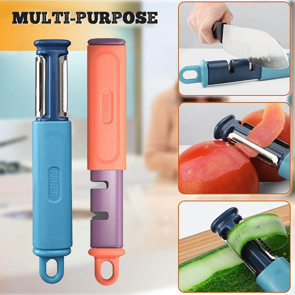 🔪2 In 1 Peeler/Knife Sharpener