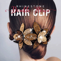 ✨✨Hair clip - with flower-shaped rhinestones✨(2pcs)