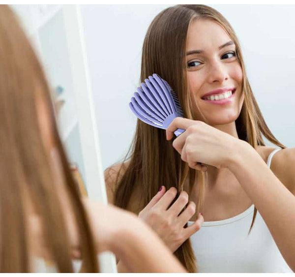 Hollow Out Smooth Hair Fluffy Comb！🌸 🎀