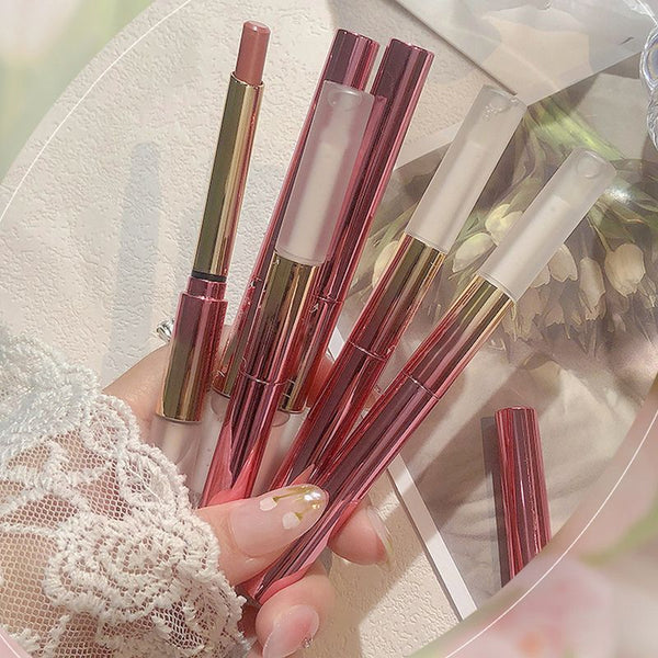 💄Two-headed Raincoat Jelly Lipstick