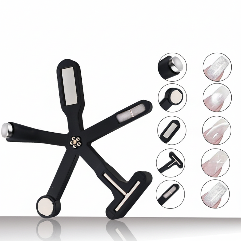💖🥳2026 HOT SALE🥳💞50K+ SOLD!💥🎨✨ Salon Cat Eye Nails at Home! 6-in-1 Nail Art Magnet🧲💅