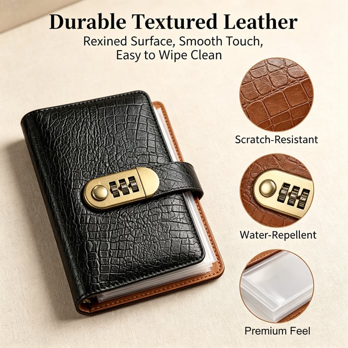🔥Last Day 50% OFF💷Turn Saving Into A Challenge - 100-Pocket Cash Savings Binder🔐