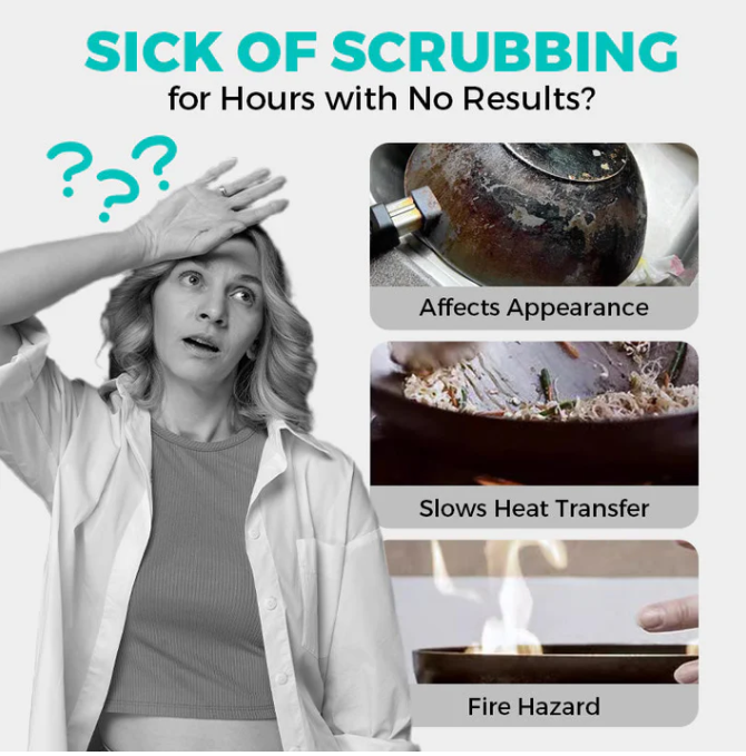 Gel Cleaner for cookware Bottom