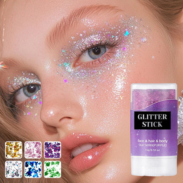 Compact & Gentle Splendid Glitter Stick for Body Use