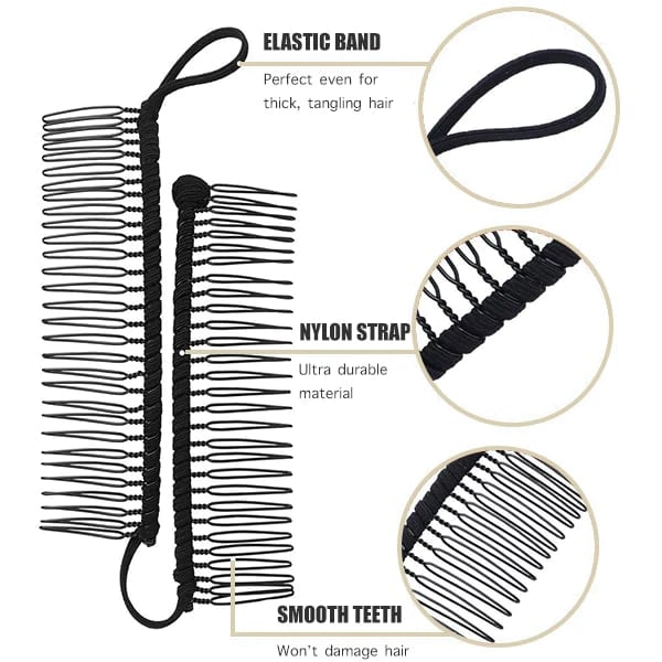 🔥Vintage Stretchy Banana Hair Clip (Buy 1 Get 1 Free🔥🔥)