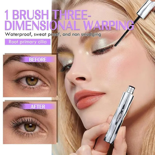 ⚡50K+ SOLD!✨Ultimate Waterproof & Sweatproof Lengthening & Curling Mascara👁️