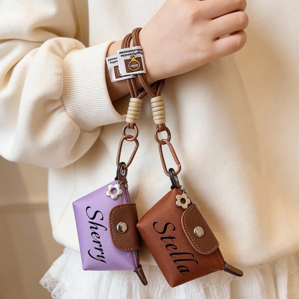 🔥🔥🔥Gift for Every Girl - Personalized Small Pouch with Adjustable Strap