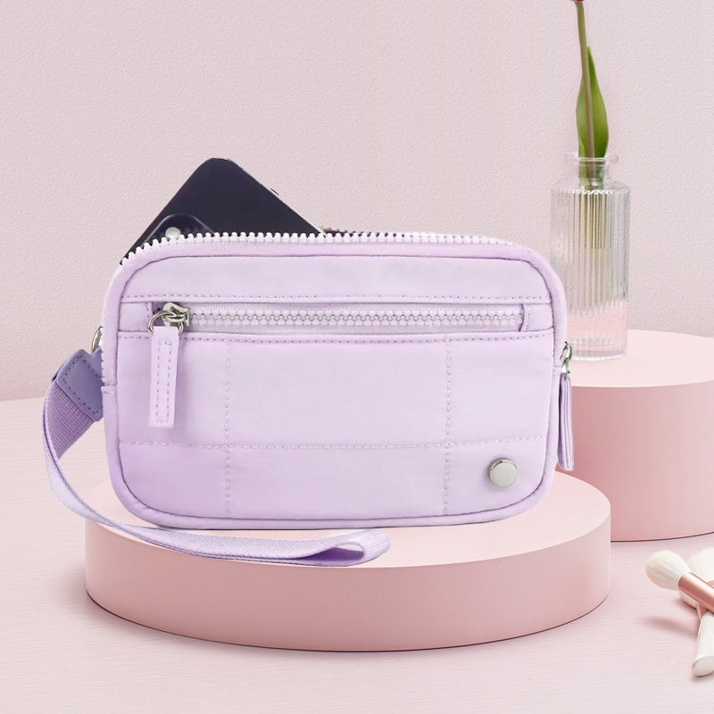 ❤️Women's Solid Color Nylon Zipper Wallet👜