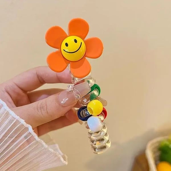 🎉🎁No Damage Soft Elastic Spiral Hair Ties(4pcs )