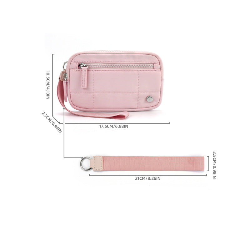 ❤️Women's Solid Color Nylon Zipper Wallet👜