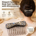 💥Buy 1 Get 1 Free💥Rhinestone bow hair comb