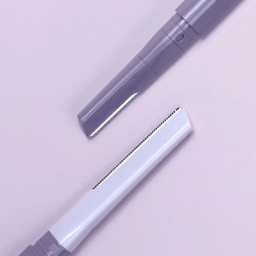 Double-sided eyebrow trimmer