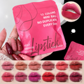 💋💄12-Color Matte Capsule Lipstick Set – Waterproof and Long-Lasting