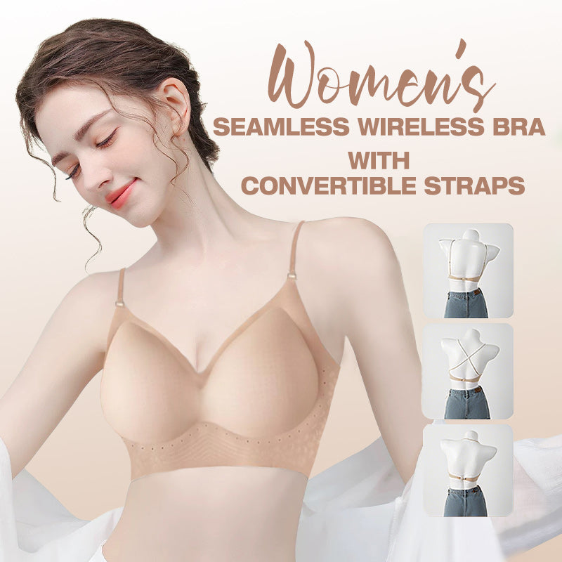 😍Women's Seamless Wire-Free Bra with Adjustable Straps