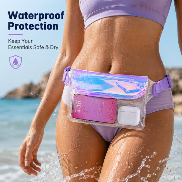 🌊 Clear Waterproof Fanny Pack, and Ready for All Your Water Activities