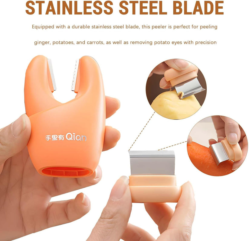 🔥New Garlic Peeler Clips with Stainless Steel Blade