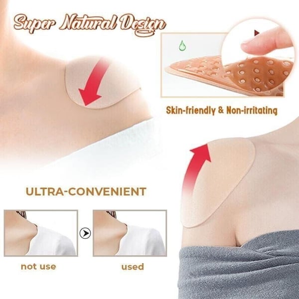 ✨Naturally Silicone -Transparent Anti-slip Shoulder Pads
