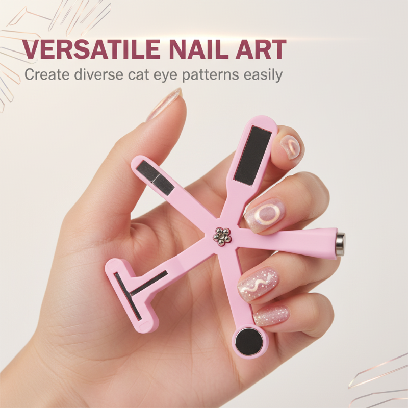 💖🥳2026 HOT SALE🥳💞50K+ SOLD!💥🎨✨ Salon Cat Eye Nails at Home! 6-in-1 Nail Art Magnet🧲💅