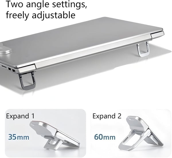 🔥 BEST SELLER | 💻 Zinc Alloy Foldable Laptop Stand |🏷️ 50% OFF