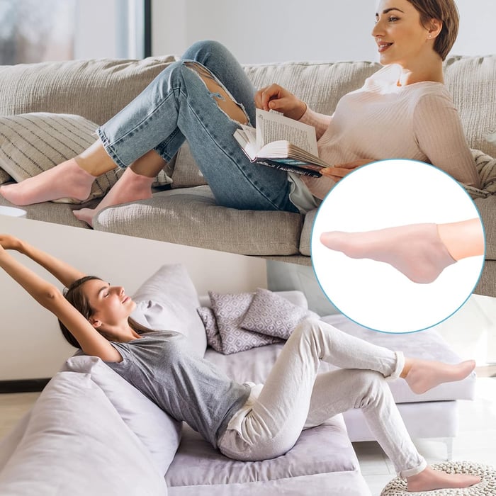 🔥Moisturizing Foot Mask Exfoliating Silicone Socks