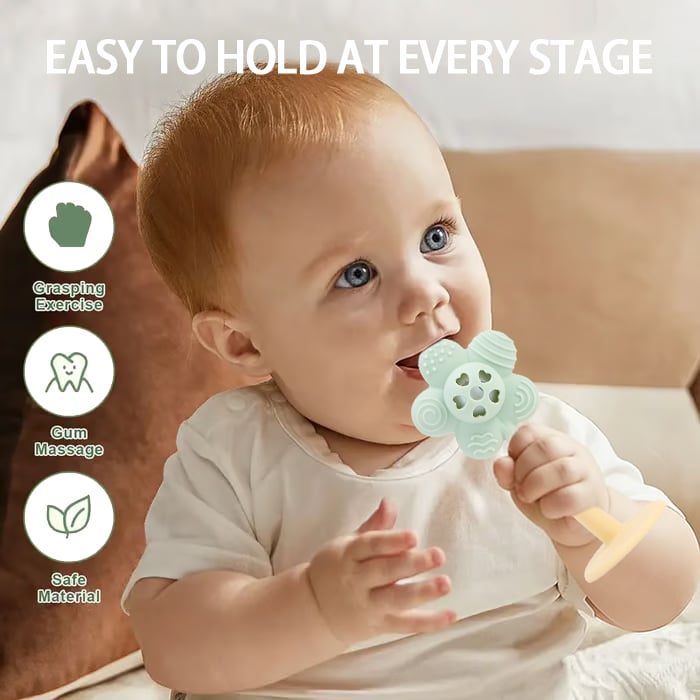 2-in-1 Sunnyflower Teether Rattle🌸