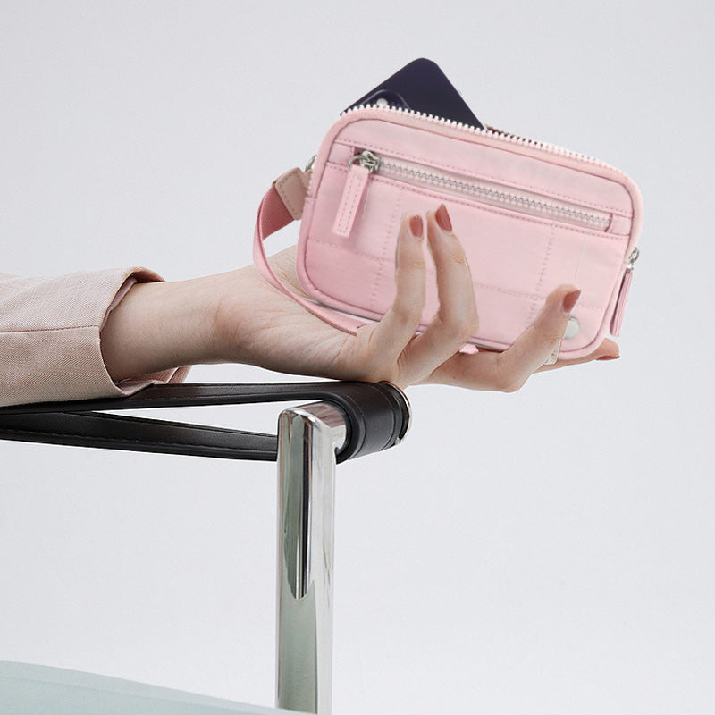 ❤️Women's Solid Color Nylon Zipper Wallet👜