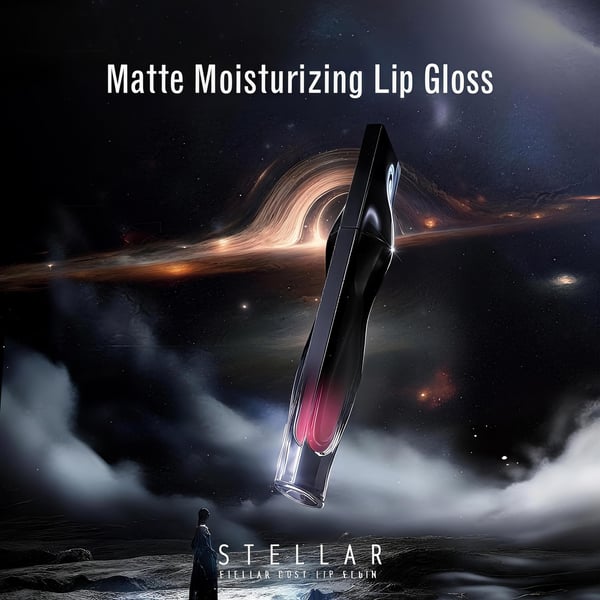 💋 STELLAR DUST Lip Stain: Matte Moisturizing Lip Gloss