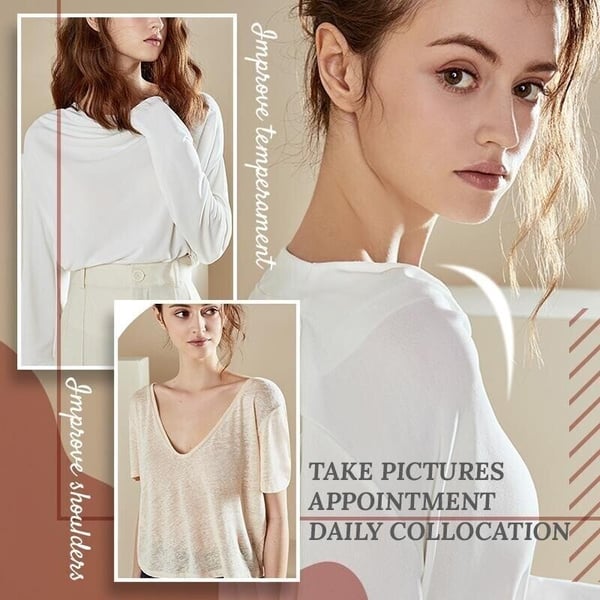 ✨Naturally Silicone -Transparent Anti-slip Shoulder Pads