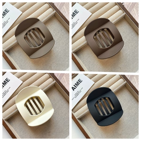 🎁💖Casual Versatile Solid Colour Lay Flat Hair Clip