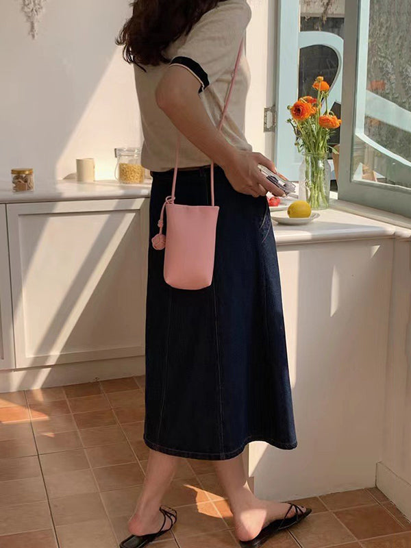 🌈Solid Color Split-Joint Mini Bags Crossbody Bags Handbags