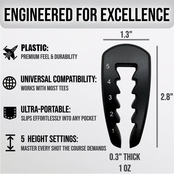 🔥Adjustable Golf Tee Height Tool