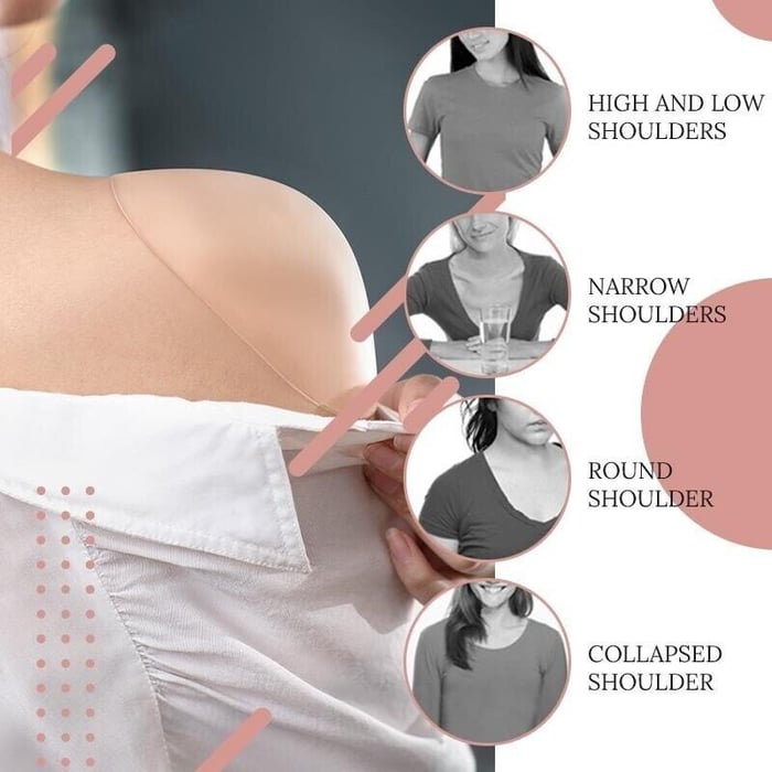 ✨Naturally Silicone -Transparent Anti-slip Shoulder Pads