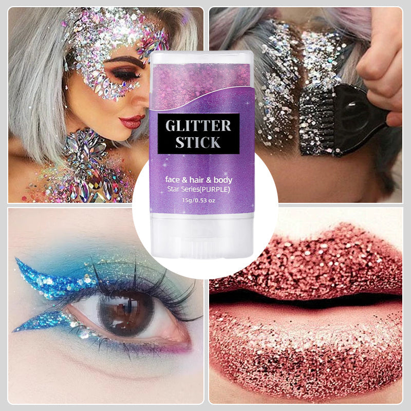 Compact & Gentle Splendid Glitter Stick for Body Use