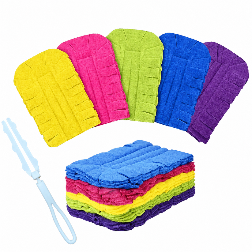 🧹 Reusable Chenille Microfiber Duster ✨ Easy Dust Cleaning