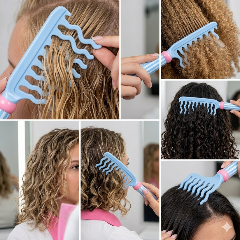 💇Curly Hair Styling Brush Curl