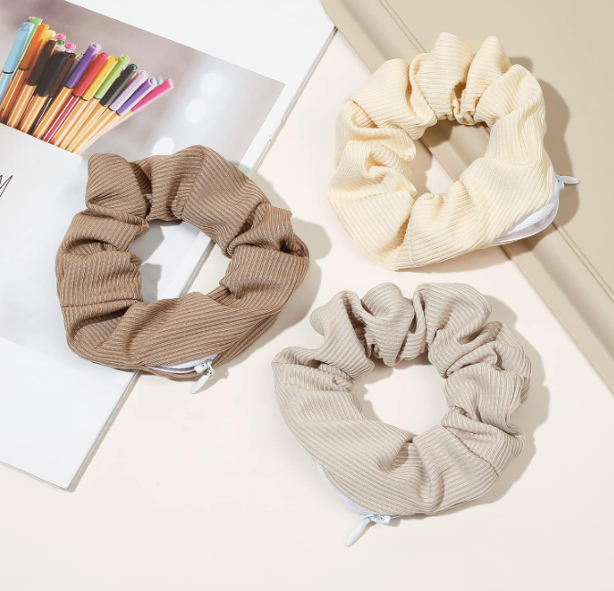 🎀 ZipPocket Ponytail Holder for Girls 🎀（Buy 1 Get 1 Free！！！）