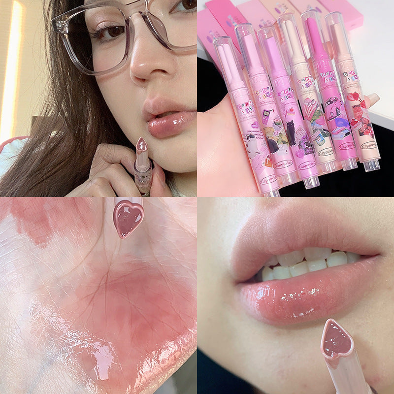 Hydrating Mirror Effect heart Lip Glaze😍