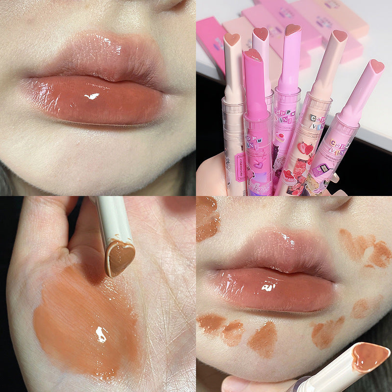 Hydrating Mirror Effect heart Lip Glaze😍