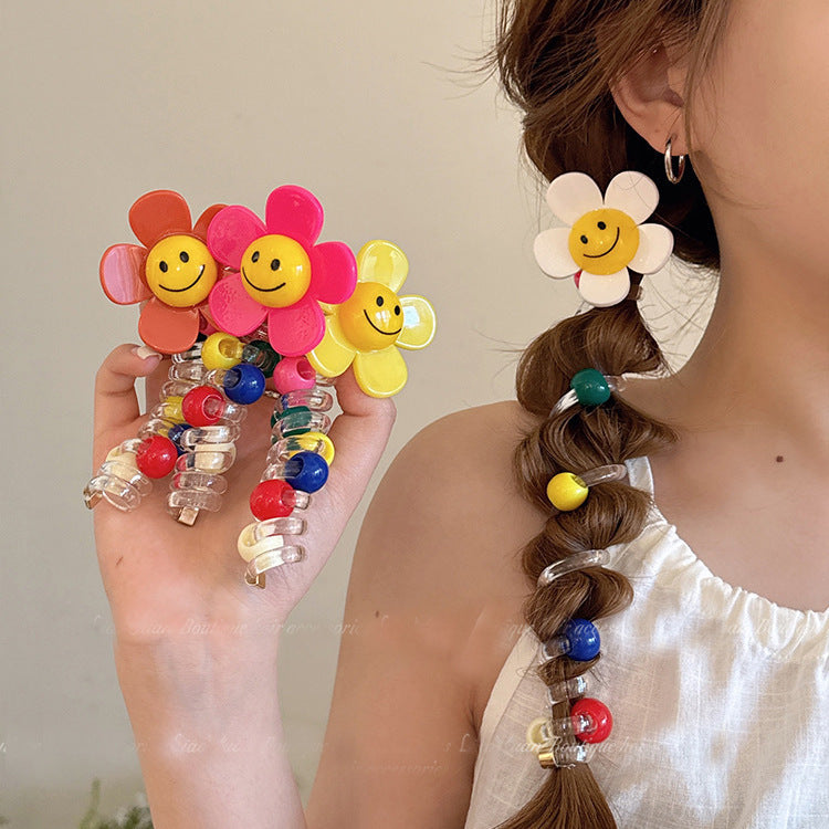 🎉🎁No Damage Soft Elastic Spiral Hair Ties(4pcs )