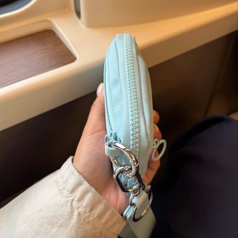 ❤️Women's Solid Color Nylon Zipper Wallet👜