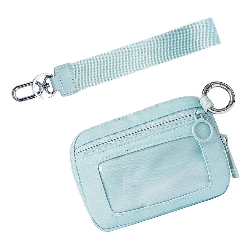 ❤️Women's Solid Color Nylon Zipper Wallet👜