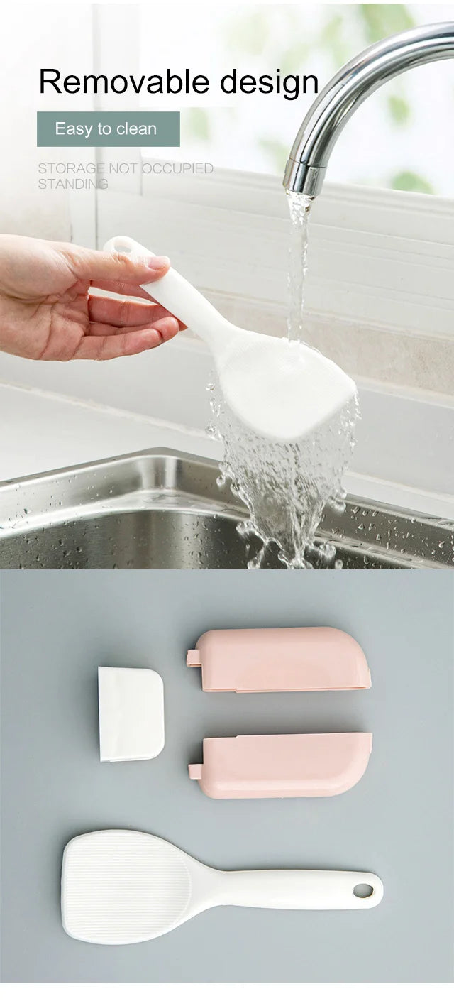 ❤️‍🔥Automatic opening and closing dust cover for rice scoop (Buy 1 get 1 free)