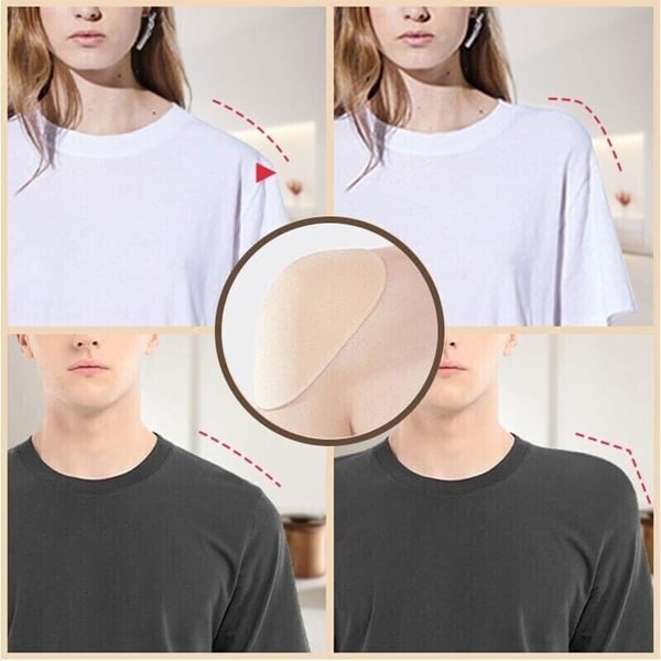 ✨Naturally Silicone -Transparent Anti-slip Shoulder Pads