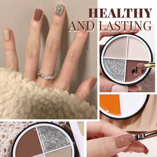 💅Four-Color Solid Nail Polish