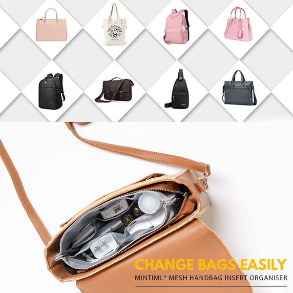 ✨Mesh Handbag Insert Organiser