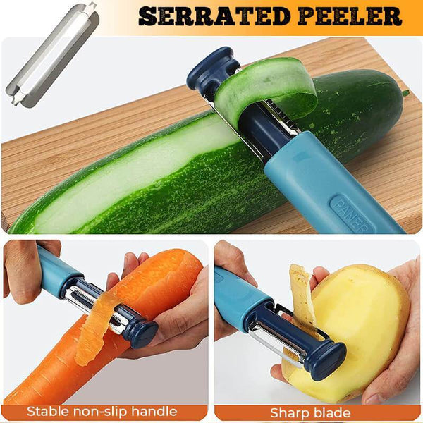 🔪2 In 1 Peeler/Knife Sharpener