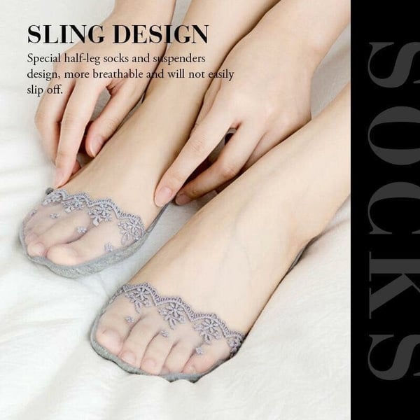 🔥50%OFF NOW🔥 Invisible Lace Half Socks (5Pairs)